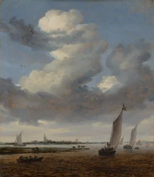View of Beverwijk from the Wijkermeer, 1661